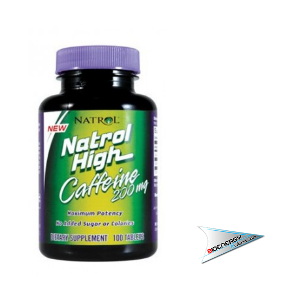 Natrol-HIGH CAFFEINE (Conf. 100 tabs)     